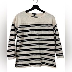 J. Crew Cream Long Sleeve Top